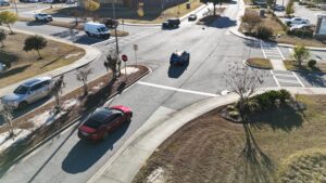 Towne Center Boulevard new traffic sign 1
