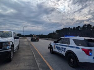 city crews brine overpass