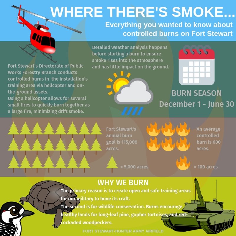 Fort Stewart controlled burn facts